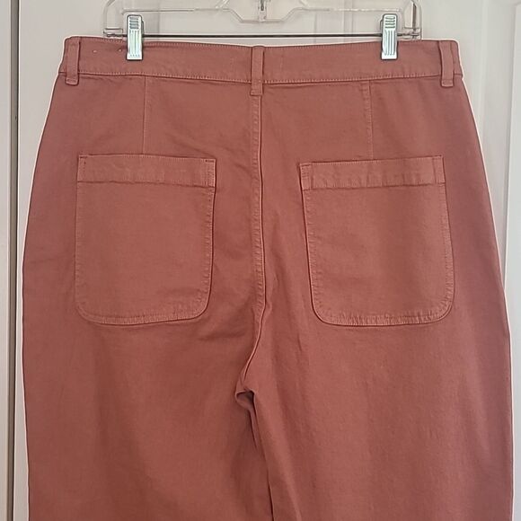 Emmett 2.0 Wide-Leg Crop Pants Dried Rose Size 32 - Picture 9 of 16